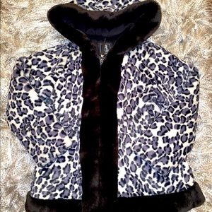 Rothschild Faux Fur Coat - Leopard